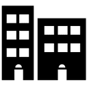 Icon zwei Hochhäuser